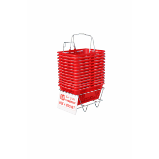 Red Shopping Baskets