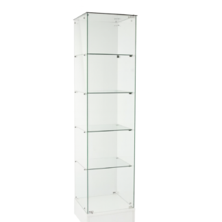 White Frameless Full Vision Tower Case