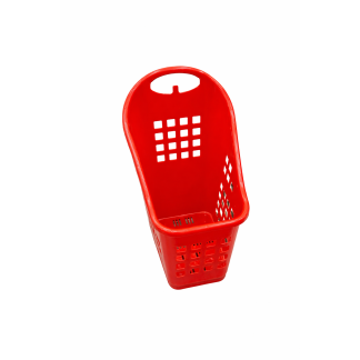Red Shopping Basket Trolleys