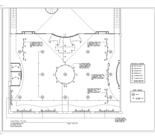 Reflected ceiling plan